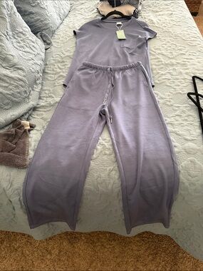 Women’s Lavender Lounge Set - Soft Two-Piece Sleepwear